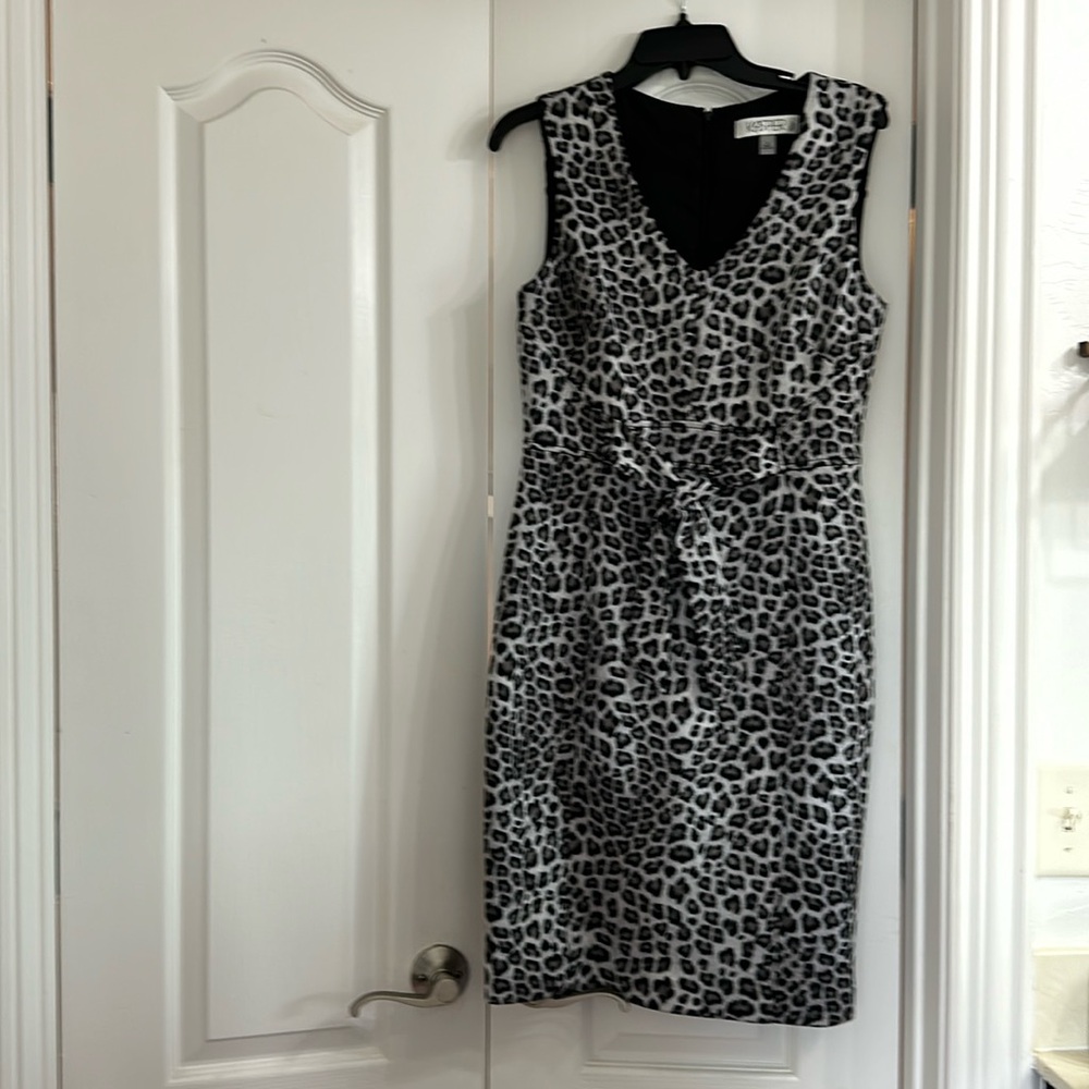 Animal print dress